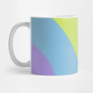 Boho positive aura rainbow pattern Mug